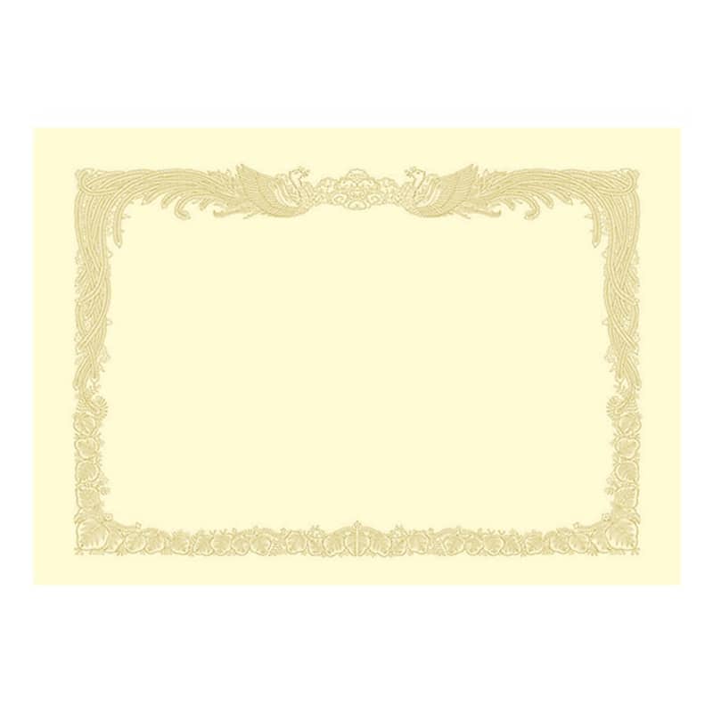 タカ印 OA賞状用紙 クリーム A4判縦書き 10-1067 1冊(ご注文単位1冊)【直送品】
