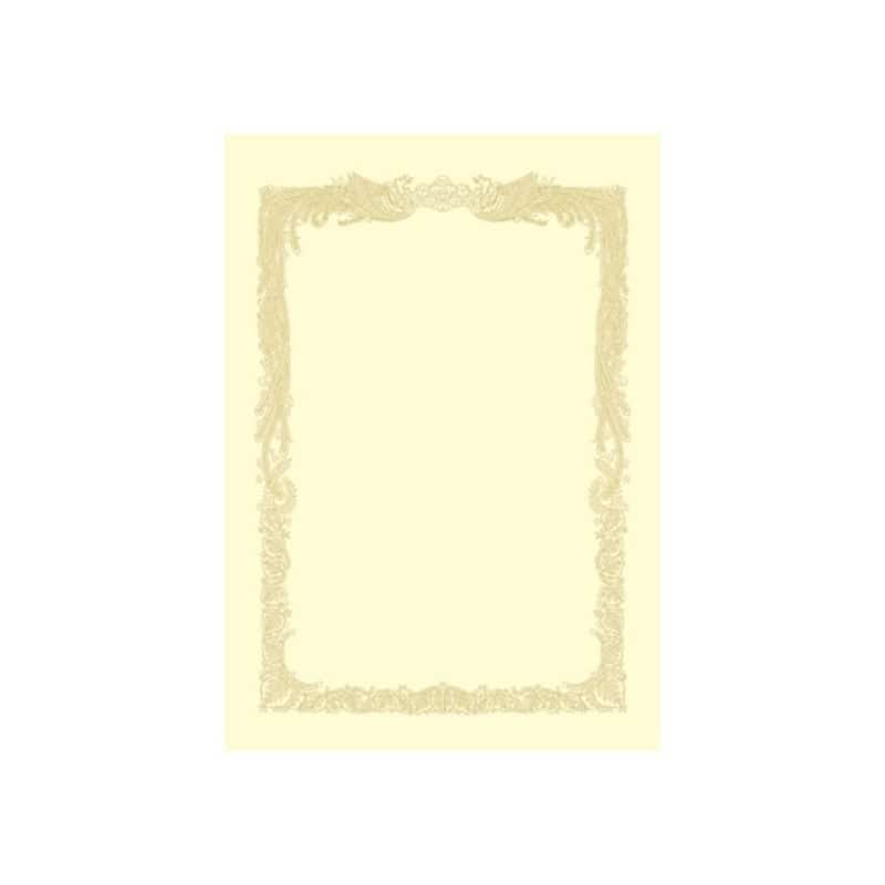 タカ印 OA賞状用紙 クリームA4判横書き 10枚 10-1068 1冊（ご注文単位1冊)【直送品】