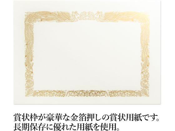 オキナ OA対応金箔賞状 B4タテ書 SGB4 1パック(ご注文単位1パック)【直送品】