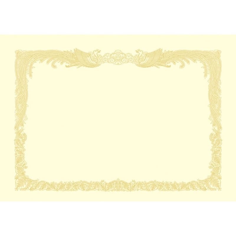 タカ印 OA賞状用紙 クリームB5判縦書き 10枚 10-1057 1冊(ご注文単位1冊)【直送品】