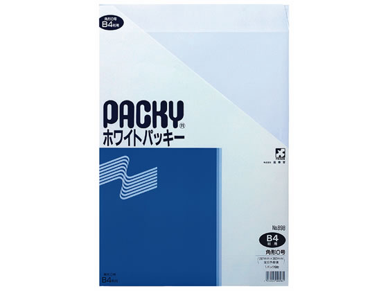 高春堂 ホワイトパッキー角0(B4判用) 100g/㎡ 5枚 898 1袋(ご注文単位1袋)【直送品】