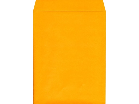 角3カラークラフト封筒オレンジ 100枚 K3S-424 1パック(ご注文単位1パック)【直送品】