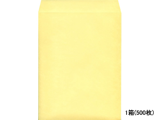 角3カラークラフト封筒クリーム 500枚 K3S-421 1箱(ご注文単位1箱)【直送品】