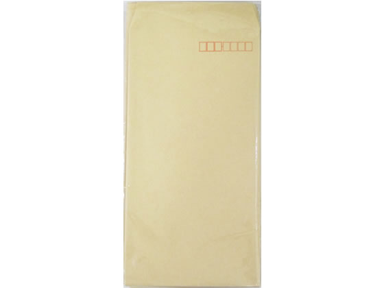 クラフト封筒 長3 70g/㎡ 100枚 フ-604 1パック(ご注文単位1パック)【直送品】