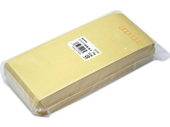 クラフト封筒 長4 70g/㎡ 1000枚 フ-602 1箱(ご注文単位1箱)【直送品】