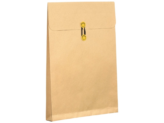 高春堂 クラフト封筒マチヒモ付 A3用 120g/㎡ 10枚 170 1パック(ご注文単位1パック)【直送品】