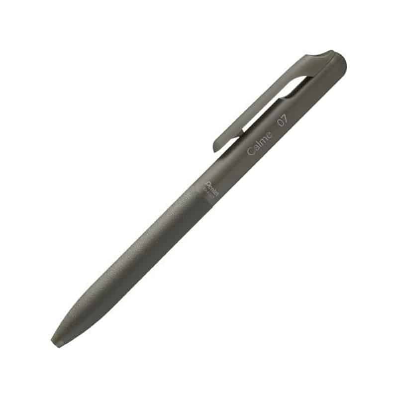 ぺんてる Calme カルム 0.7mm カーキ軸 黒 BXA107D-A 1本（ご注文単位1本)【直送品】