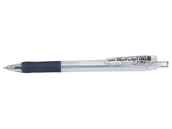 ゼブラ タプリクリップ 0.7 ボールペン 白 BN5-W 1本(ご注文単位1本)【直送品】