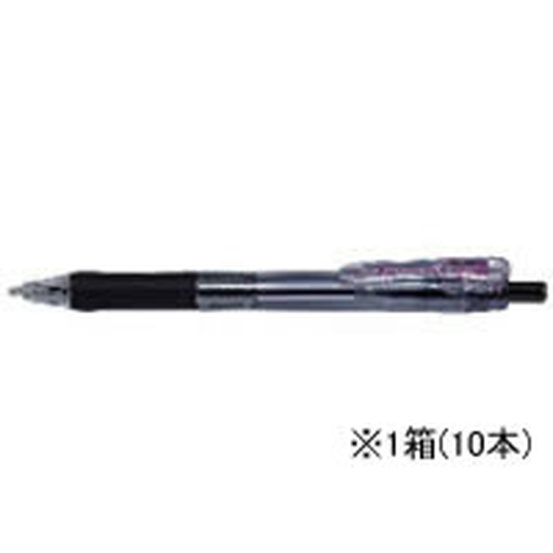 ゼブラ タプリクリップ 1.6 ボールペン 黒 10本 BNU5-BK 1箱（ご注文単位1箱)【直送品】