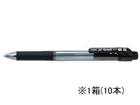 ぺんてる ドットイーボール 0.7mm 黒 10本 BK127-A 1箱(ご注文単位1箱)【直送品】