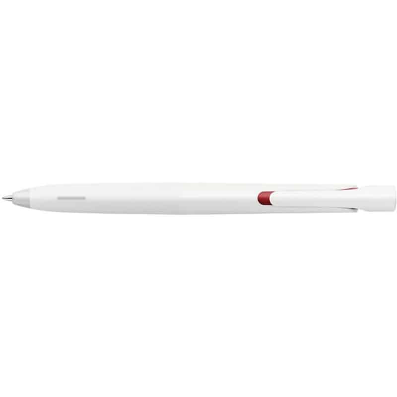 ゼブラ エマルジョンボールペン ブレン 0.5mm 白軸 赤インク BAS88-R 1本(ご注文単位1本)【直送品】