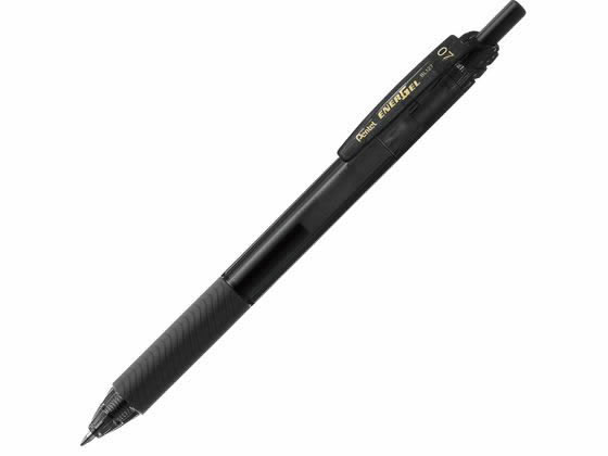 ぺんてる エナージェルエス 0.7mm 黒 BL127-A 1本(ご注文単位1本)【直送品】