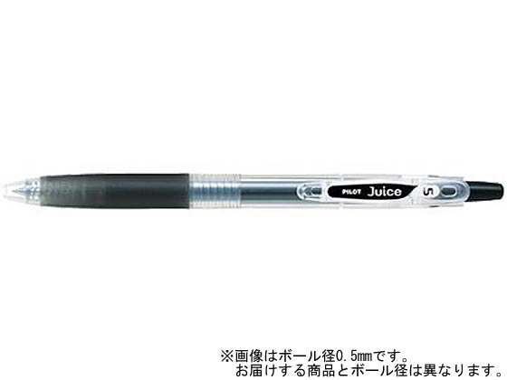 パイロット ゲルインキボールペン ジュース 太字 ブラック LJU-10M-B 1本(ご注文単位1本)【直送品】