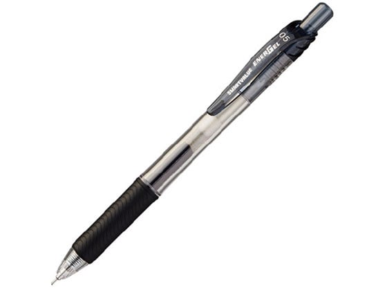 スマートバリュー ゲルノックボールペン 0.5mm 黒 1本 H043J-BK 1本(ご注文単位1本)【直送品】