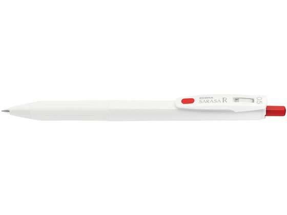 ゼブラ サラサ R 0.5 白 赤 JJ29-R1-R 1本(ご注文単位1本)【直送品】