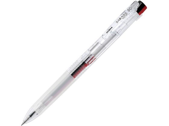 ゼブラ サラサクリップ 3C 0.5mm 透明軸 J3J5-C 1本(ご注文単位1本)【直送品】
