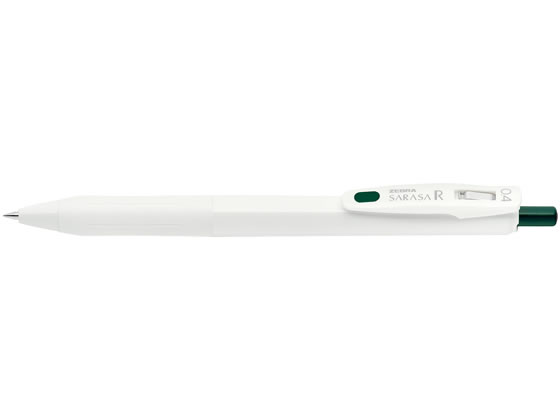 ゼブラ サラサ R 0.4 白 グリーンブラック JJS29-R1-VGB 1本(ご注文単位1本)【直送品】