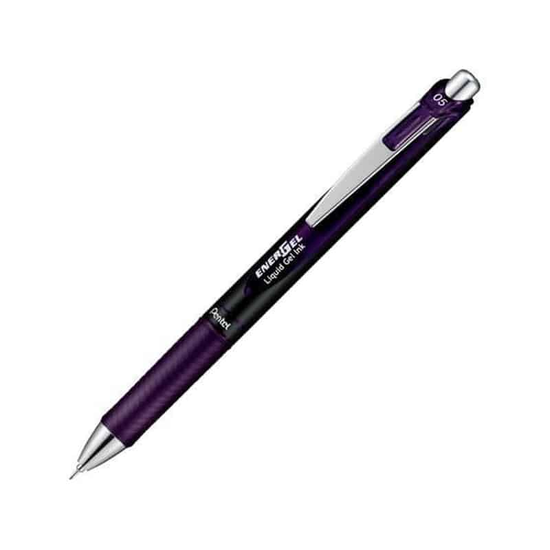 ぺんてる エナージェル ノック式 0.5mm ボルドーブラック BLN75A2 1本（ご注文単位1本)【直送品】