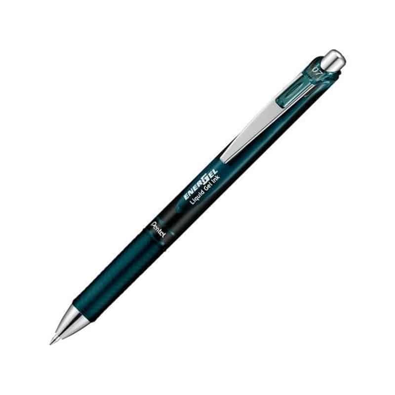 ぺんてる エナージェル ノック式 0.7mm インディゴブラック BL77A2 1本（ご注文単位1本)【直送品】
