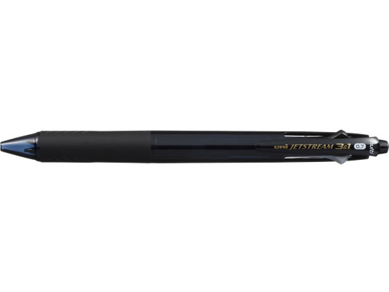 三菱鉛筆 ジェットストリーム 3&1 0.7mm 透明ブラック 1本(ご注文単位1本)【直送品】