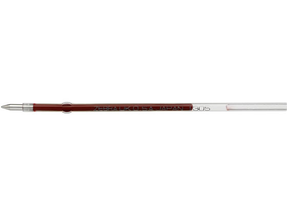 ゼブラ 油性ボールペン替芯 UK-0.5芯 赤 RUK5A-R 1本(ご注文単位1本)【直送品】