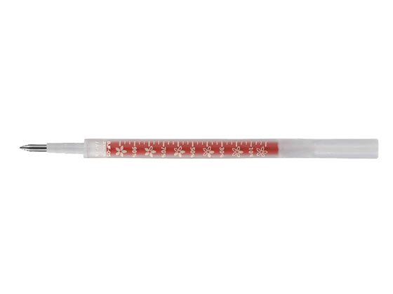ゼブラ ジェルボールペン替芯 BJF-0.5芯 赤 RBJF5-R 1本(ご注文単位1本)【直送品】