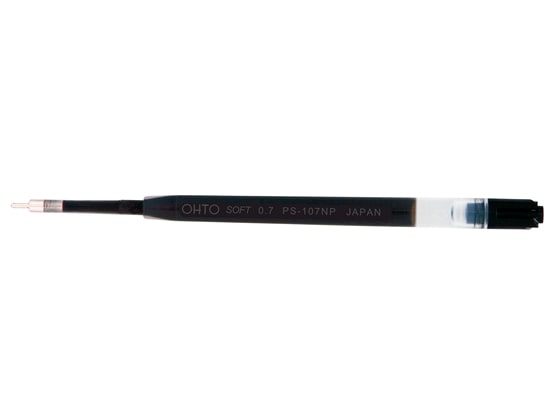 オート 油性ソフトインク 0.7mm 替芯 黒 1本 PS-107NPクロ 1本(ご注文単位1本)【直送品】