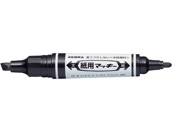 ゼブラ 紙用マッキー 黒 WYT5-BK 1本(ご注文単位1本)【直送品】
