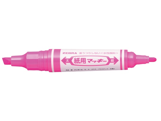 ゼブラ 紙用マッキー ピンク WYT5-P 1本(ご注文単位1本)【直送品】