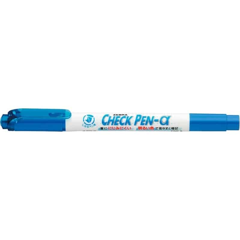 ゼブラ チェックペンα 青 WYT20-BL 1本（ご注文単位1本)【直送品】