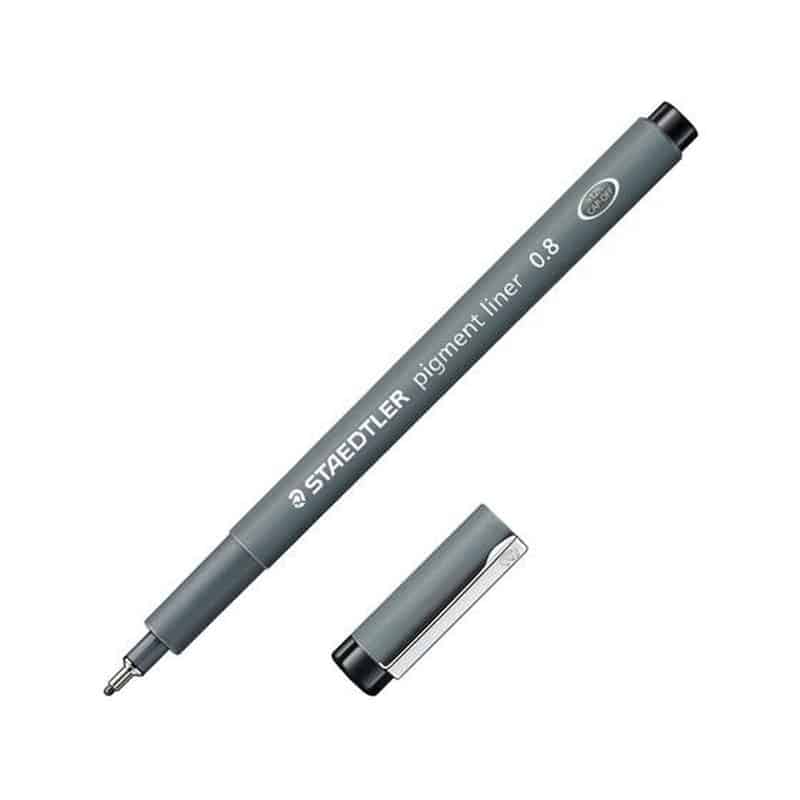 ステッドラー ピグメントライナー 0.8mm 308 08-9 1本（ご注文単位1本)【直送品】