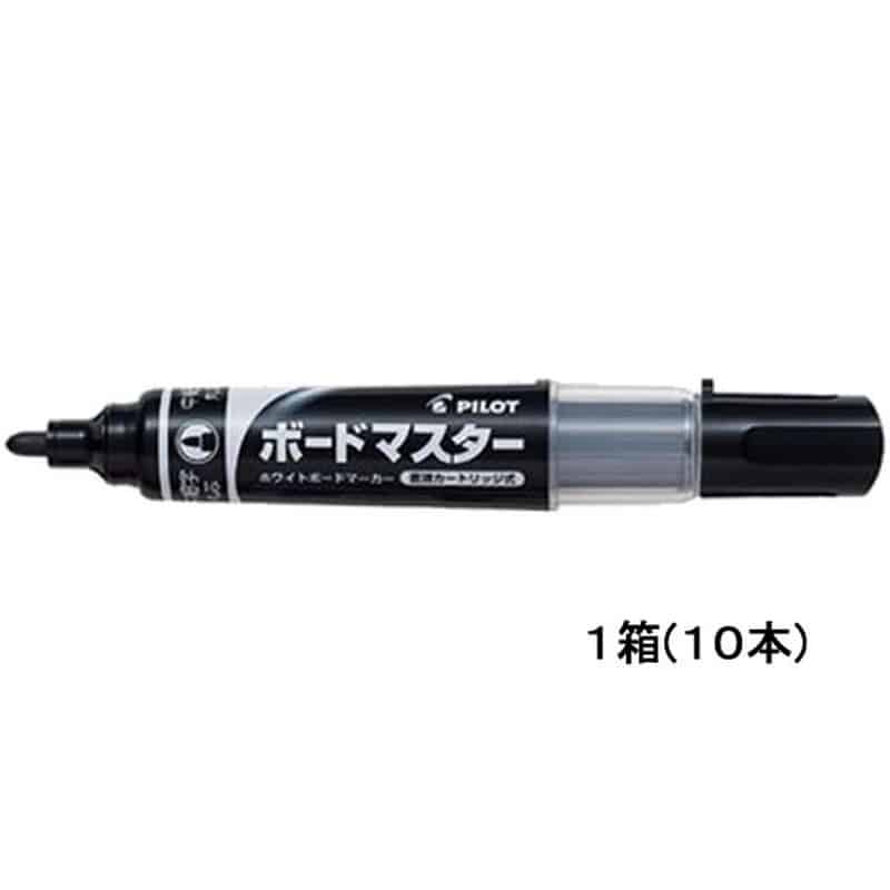 パイロット ボードマスター 中細字 黒 10本 WMBM-12FM-B 1箱（ご注文単位1箱)【直送品】
