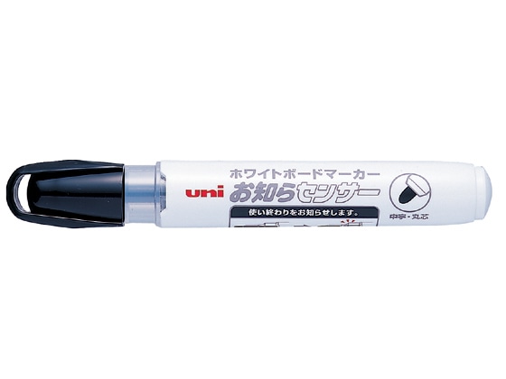 三菱鉛筆 ホワイトボードマーカー お知らセンサー 黒 PWB1204M.24 1本(ご注文単位1本)【直送品】