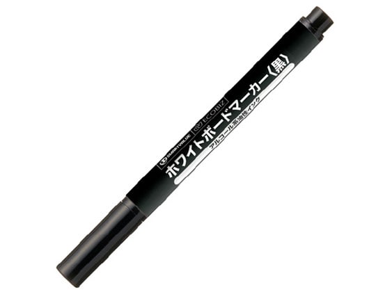 スマートバリュー ホワイトボードマーカー 細字 黒 10本 1箱(ご注文単位1箱)【直送品】