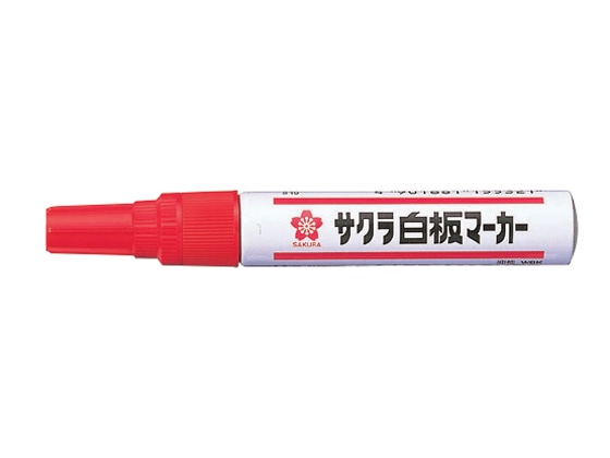サクラ 白板マーカー中字 赤 WBK#19 1本（ご注文単位1本)【直送品】