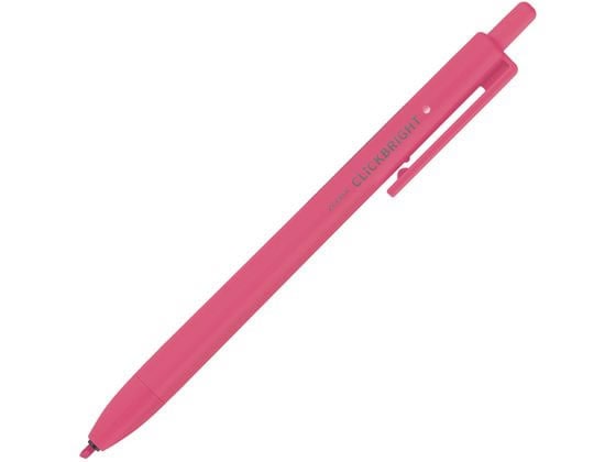 ゼブラ ノック式蛍光ペン クリックブライト ピンク WKS30-P 1本(ご注文単位1本)【直送品】