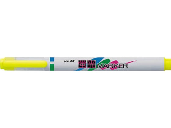 コクヨ 蛍光マーカー〈K2〉シングル イエロー 10本 K2PM-L1YX10 1袋(ご注文単位1袋)【直送品】