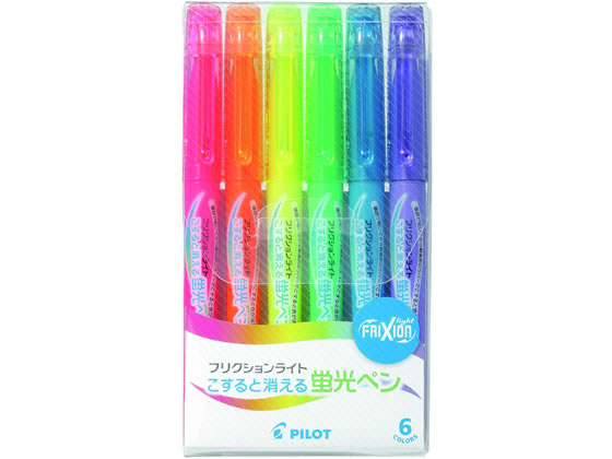 パイロット フリクションライト 6色セット SFL-60SL-6C 1セット(ご注文単位1セット)【直送品】