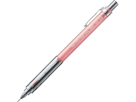 ぺんてる PG-METAL350 0.3mm クリアピンク XPG313-TP 1本(ご注文単位1本)【直送品】