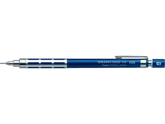 ぺんてる グラフ 1000CS 0.5mm メタリックブルー PG1005CS-C 1本(ご注文単位1本)【直送品】