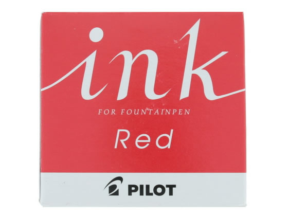 パイロット 一般書記用インキ 30ml レッド INK-30-R 1個(ご注文単位1個)【直送品】