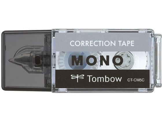 トンボ鉛筆 修正テープ モノポケット ブラック CT-CM5C10 1個(ご注文単位1個)【直送品】