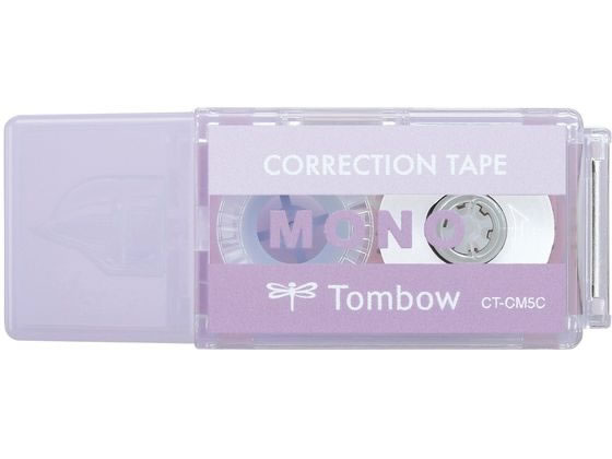 トンボ鉛筆 修正テープ モノポケット パープル CT-CM5C90 1個（ご注文単位1個)【直送品】