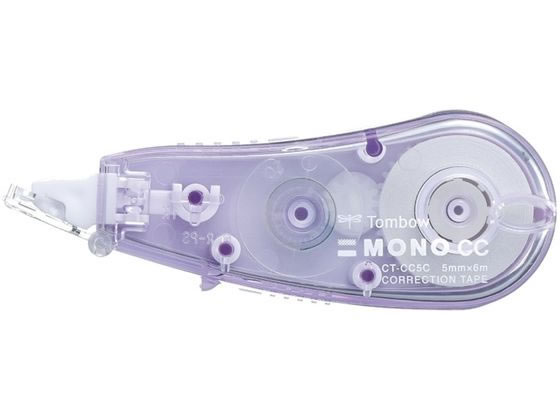 トンボ鉛筆 修正テープ モノCC5 5mm ソフトパープル CT-CC5C92 1個（ご注文単位1個)【直送品】
