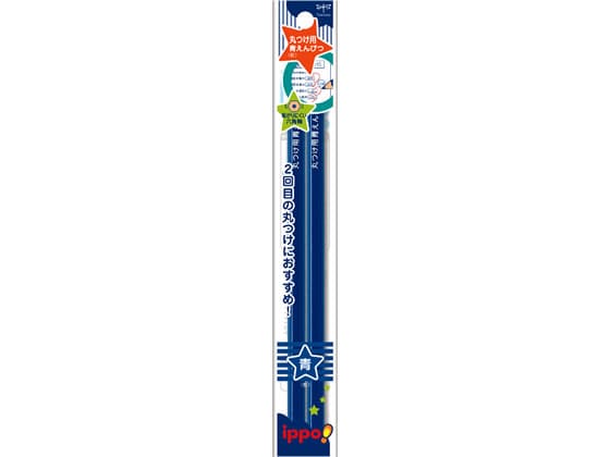 トンボ鉛筆 ippo!丸つけ用青えんぴつ 2本 BCA-262 1パック(ご注文単位1パック)【直送品】