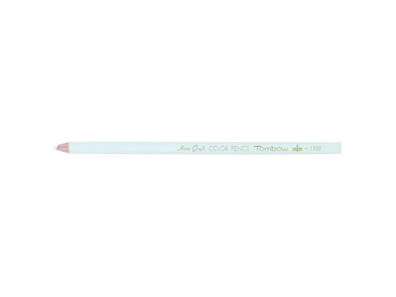 トンボ鉛筆 色鉛筆 1500単色 白 12本 1500-01 1打(ご注文単位1打)【直送品】