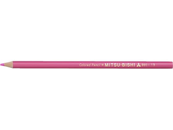 三菱鉛筆 色鉛筆 K880 単色 ももいろ 1本 K880.13 1本(ご注文単位1本)【直送品】