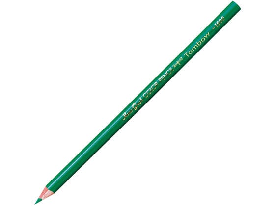 トンボ鉛筆 色鉛筆 1500単色 緑 12本 1500-07 1打(ご注文単位1打)【直送品】
