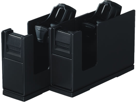 コクヨ テープカッター〈カルカット〉2連タイプ 黒 T-SM110ND 1台（ご注文単位1台)【直送品】