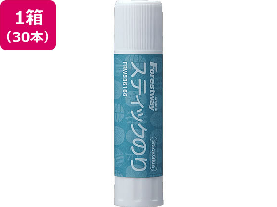 Forestway スティックのり 8g 30本 1箱(ご注文単位1箱)【直送品】